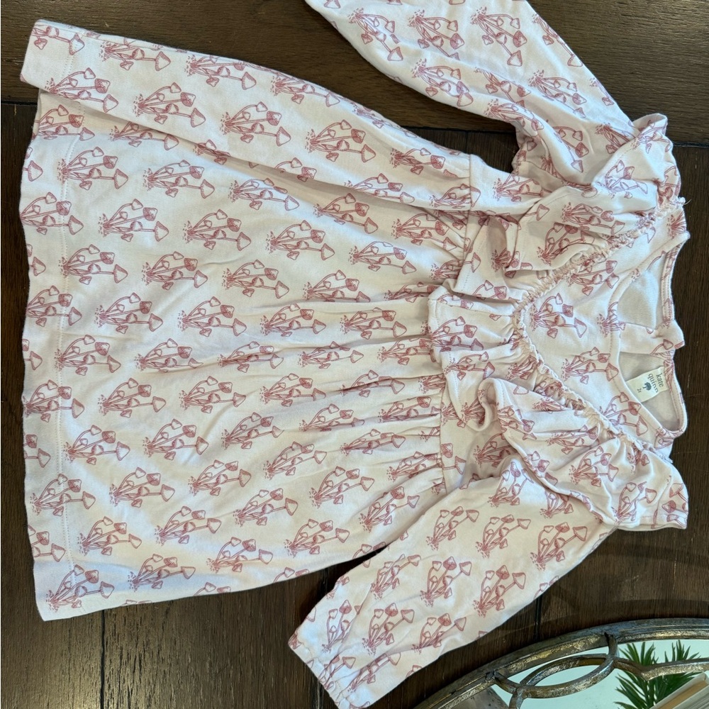 Kate Quinn Pink Mushroom Print Dress